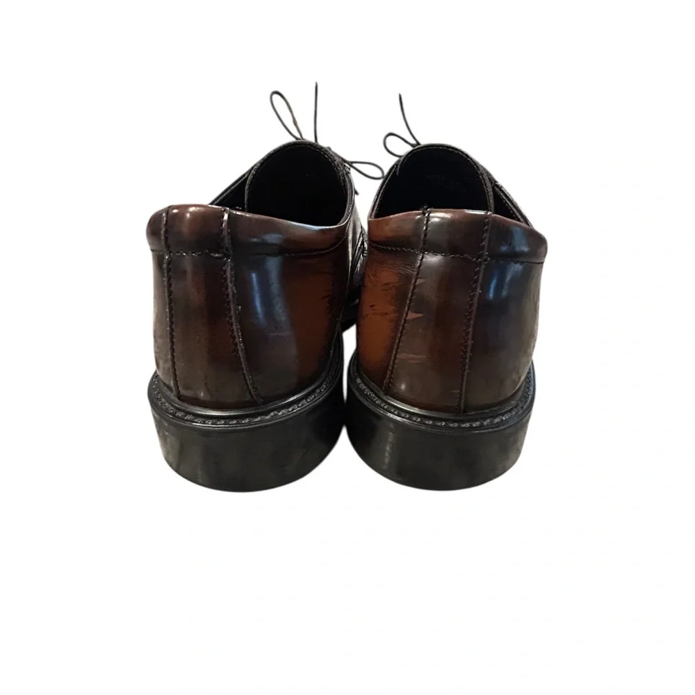 BASS Men’s Vintage Brighton Leather Dress Shoes Brown 11M‎